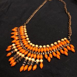 BaubleBar Jewelry - BaubleBar Orange & Peach Statement Necklace BaubleBar Jewelry - BaubleBar Orange & Peach Statement Necklace